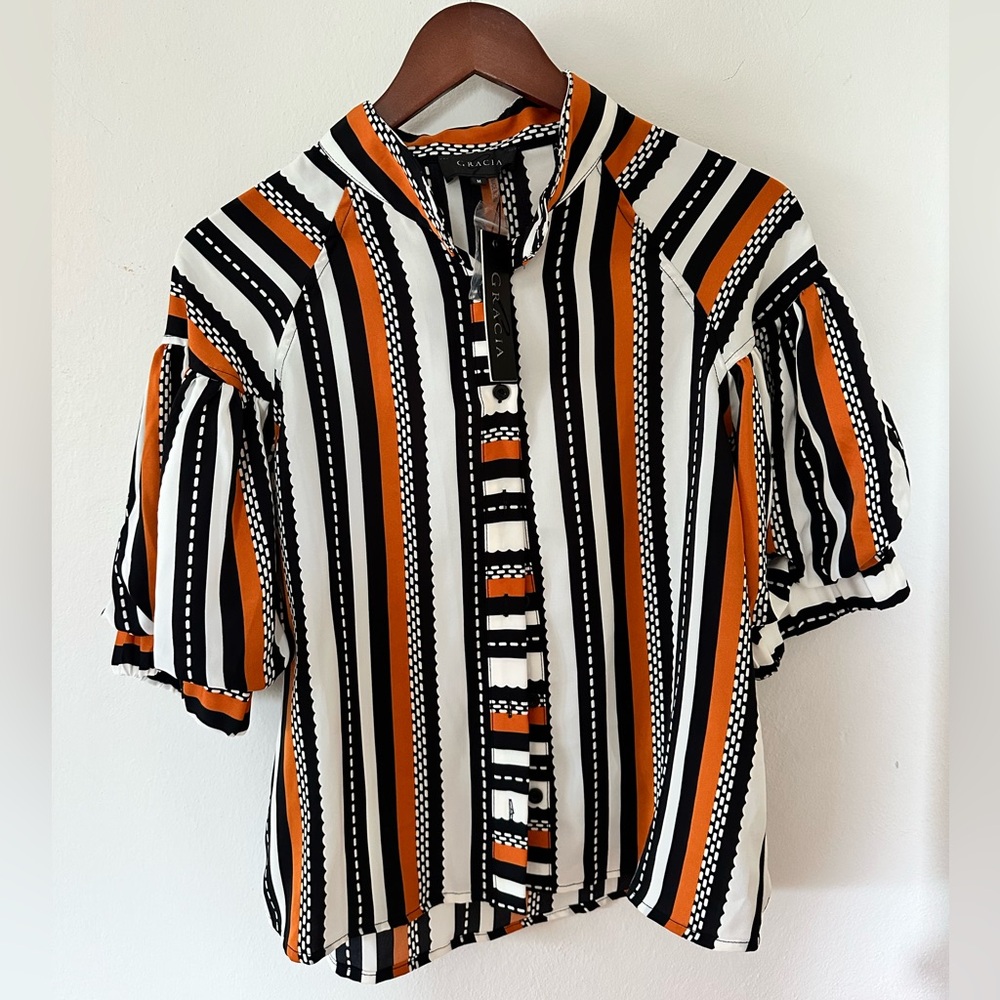 Gracia Stripped Blouse